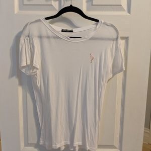 Brandy Melville Flamingo Tee